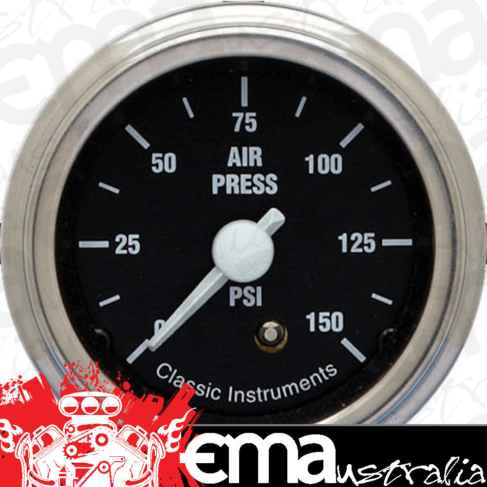 Classic Instruments HR16SLF Hot Rod - Air Pressure Gauge 2-1/8"