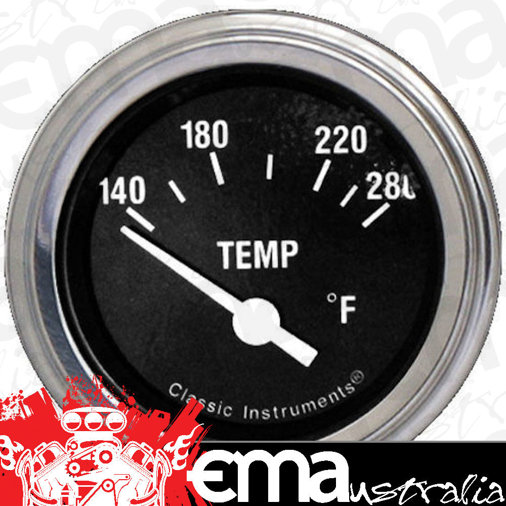 Classic Instruments | HR26SLF | Hot Rod - Water Temp Gauge 2-1/6"