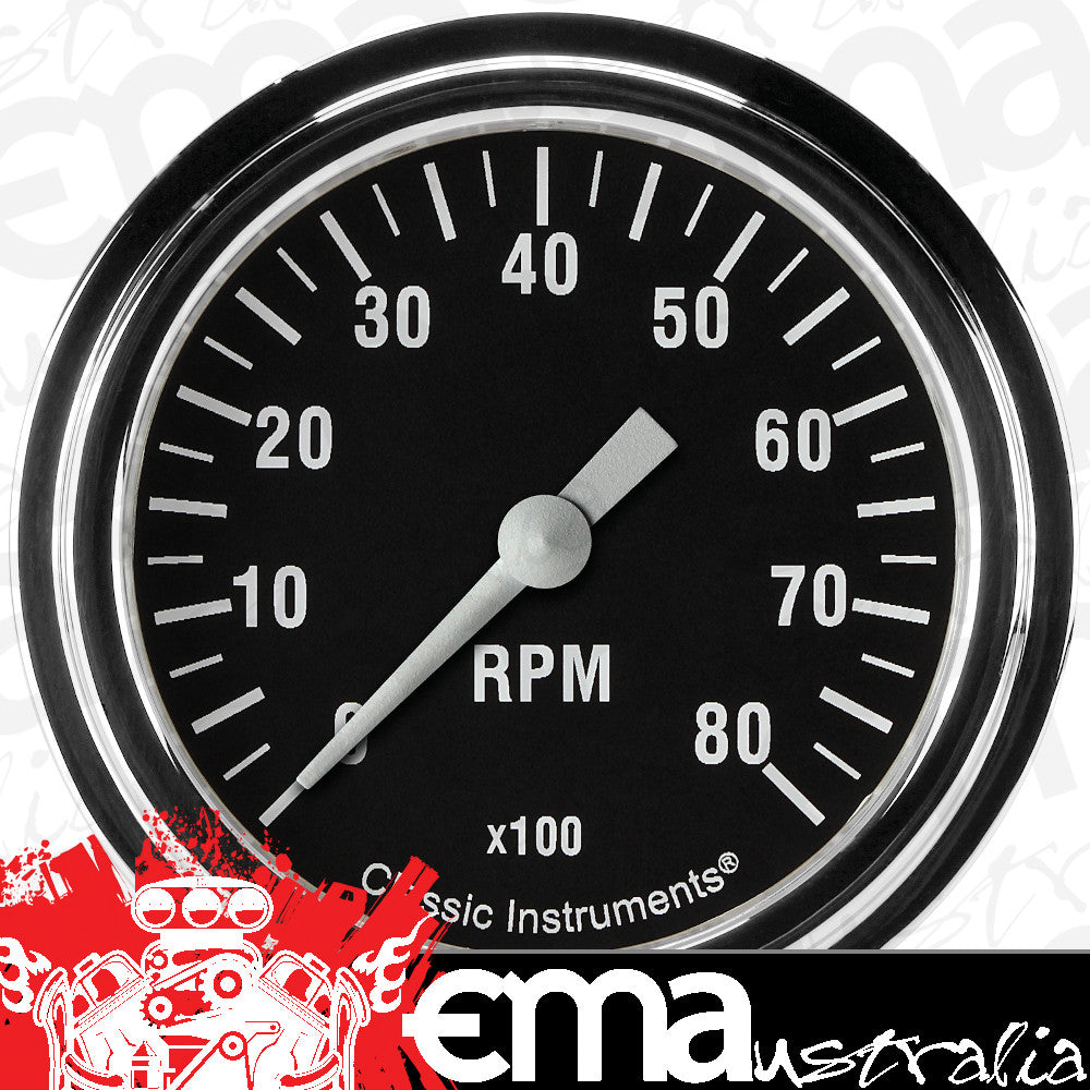 Classic Instruments HR383SLF Hot Rod 2 5/8" Tachometer