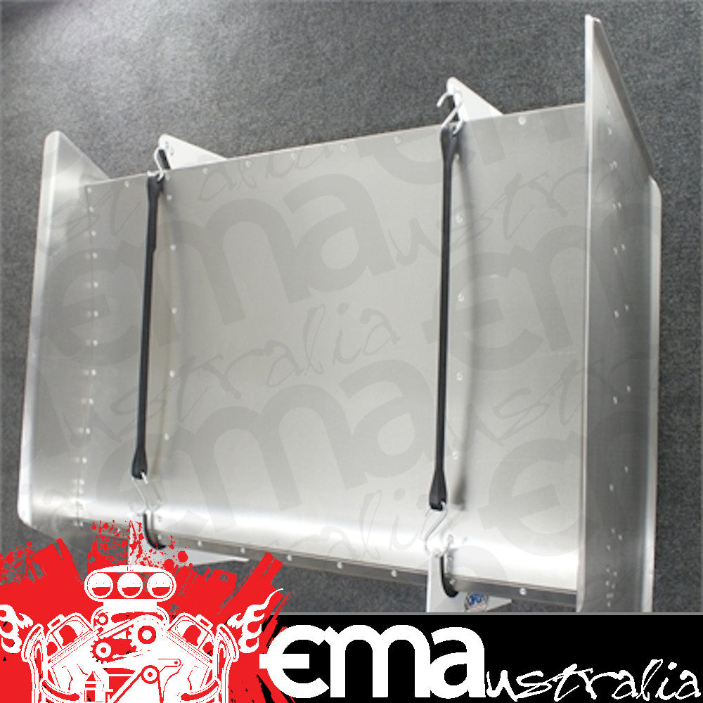 Hephner Racing Products HRP-6553 Nose Wing Wall Mount Vertical Mount suit Sprint Wing White Powder Coated