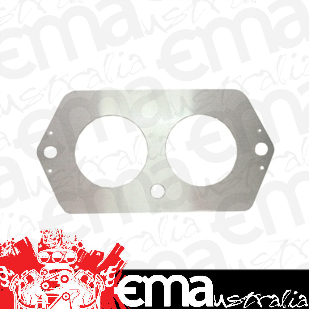Hephner Racing Products HRP-8361 Gauge Panel 2-Gauge Holes Ignition Switch Hole Mounts w/ Dzus Fasteners