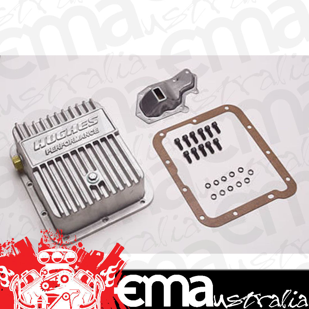 Hughes Performance HTHP5180P Alloy Deep Transmission Pan Ford C4 Transmission