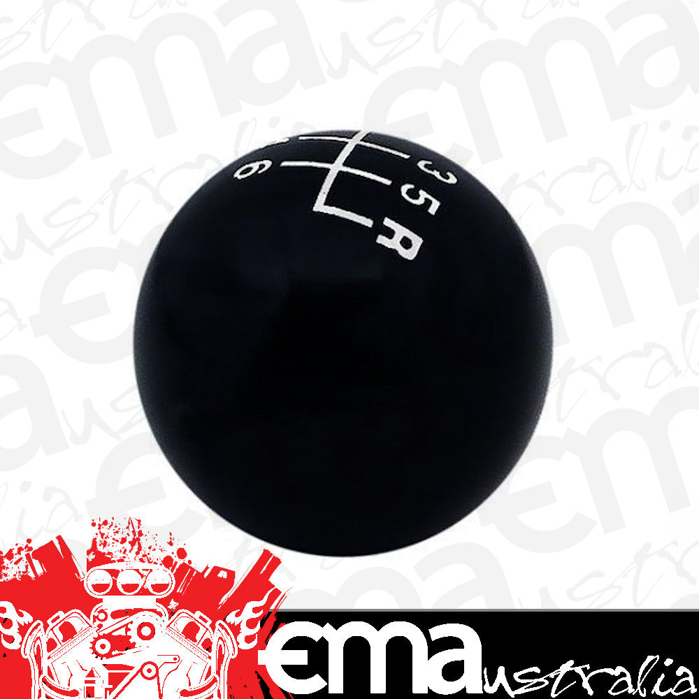Hurst HU1630140 Classic 6 Speed Shifter Knob Black 3/8"-16 Thread