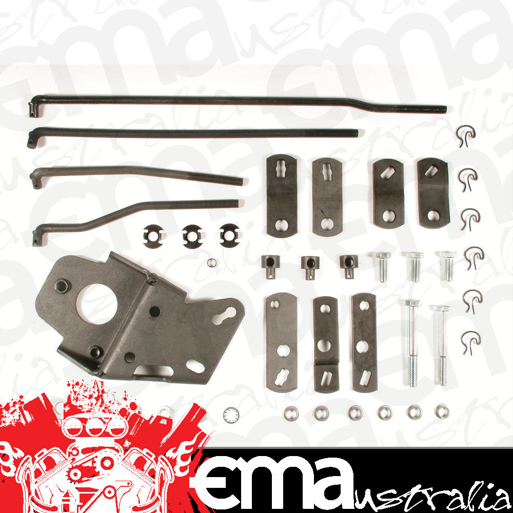 Fits Muncie Trans ID 451, 452, 453 and Borg Warner T-10 Trans ID 410 and Richmond/Borg Warner Super T-10 Trans ID 454 Competition Plus Installation Kit for Richmond, B/W Hurst