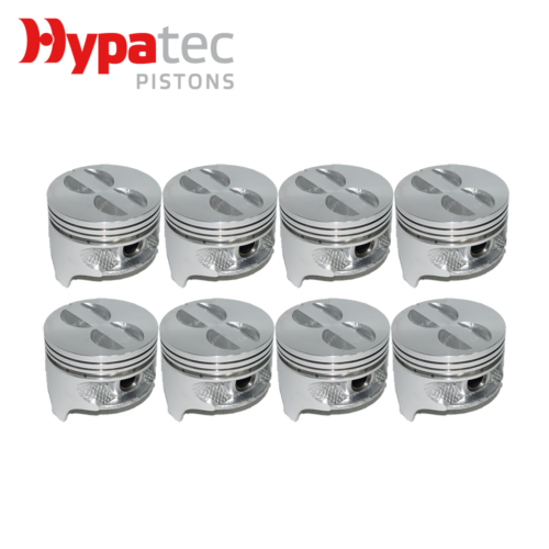 Hypatec HYP-PCH350FT80602H Chev 350 SB V8 1967-1985 Flat Top Piston +060" Bore Size - 4.000" Compression HEIght - 1.545" (Set of 8)