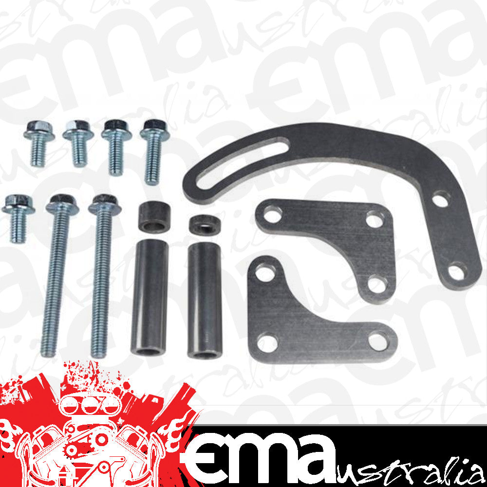 ICT Billet | ICB551522 | Power Steering Bracket Kit Chev SB V8 Lhs Eng Block Mount