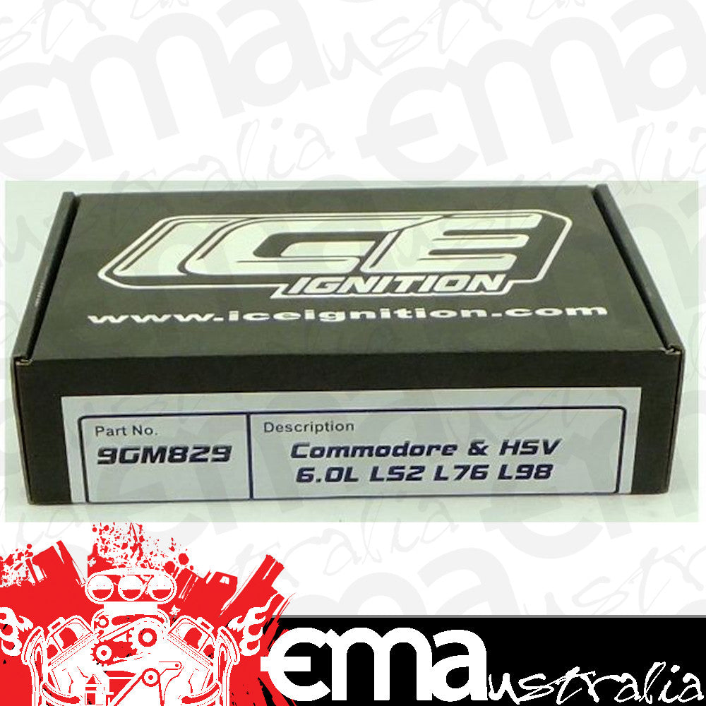 Ice Ignition ICE-9GM829 9mm Leads Commodore Vz-Ve Gen IV L76 L98 6.0L V8