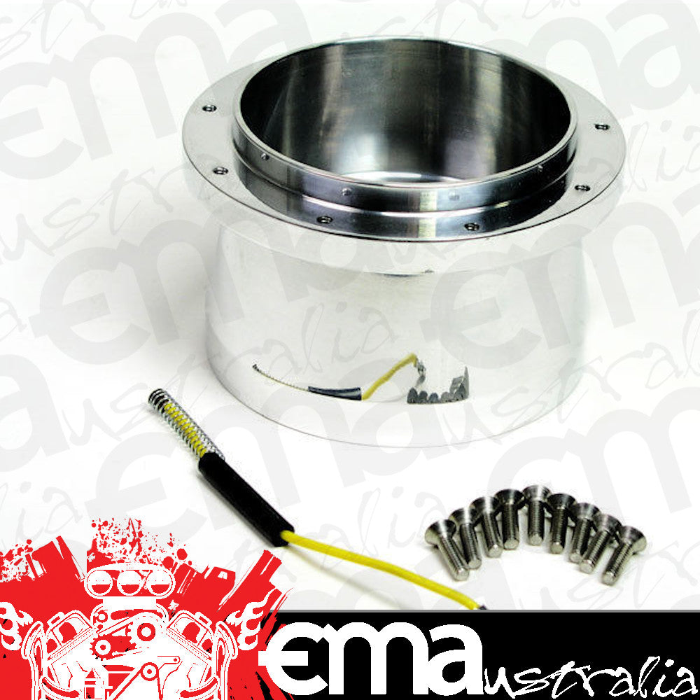 9-bolt pattern adaptors will match aftermarket wheels from Lecarra, Billet Specialties, Budnik, Colorado Custom, and more! Steering Wheel Adapter No Horn Chrome Finish Ididit