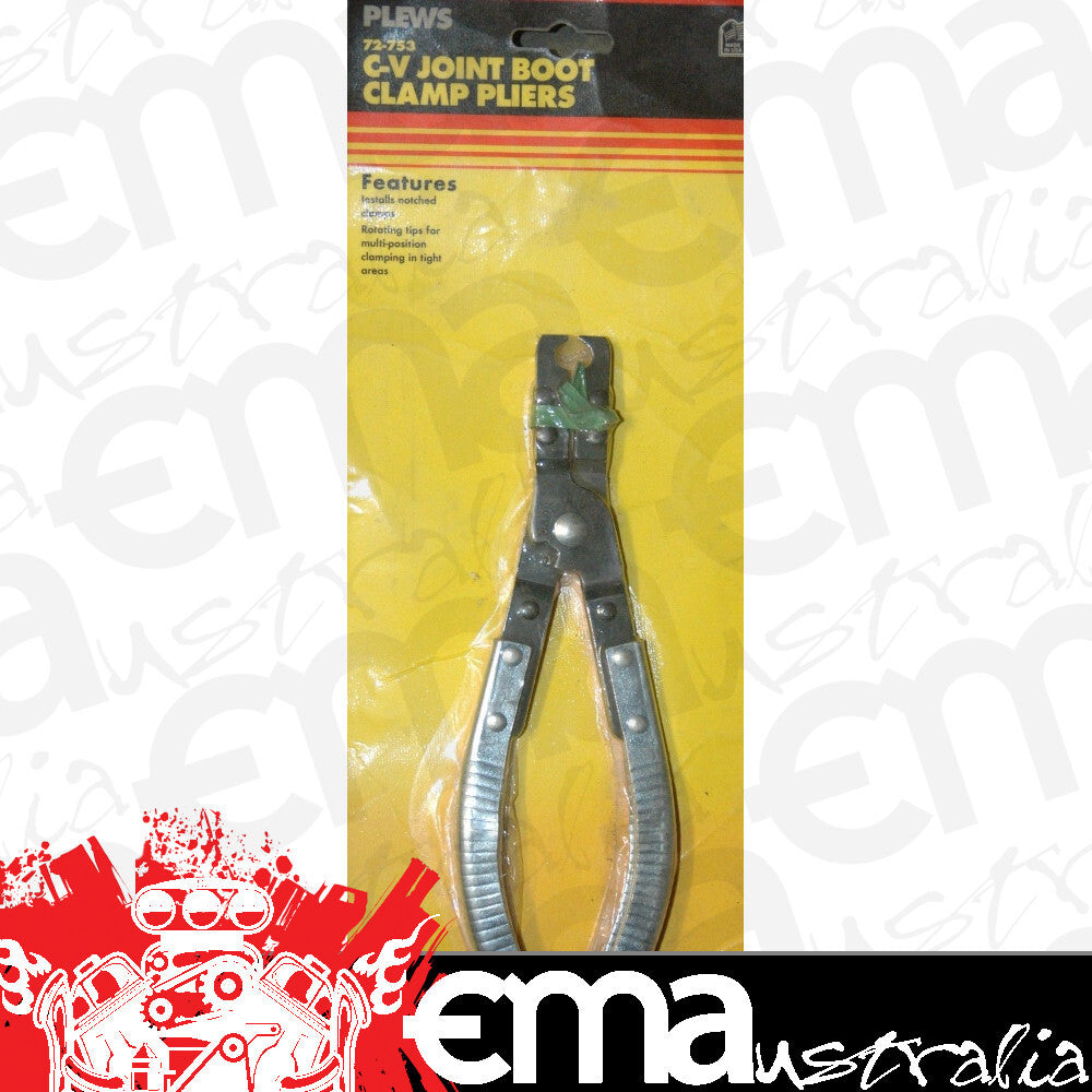 Plews Tools 72-753 C-V Joint Boot Clamp Pliers - Nos