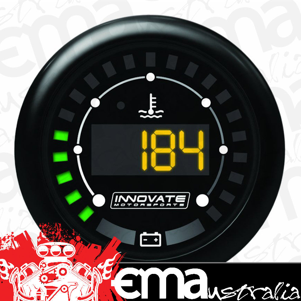 Innovate Motorsports IM3853 MTX Digital Gauge 2-1/16" Water Temprature & Battery Voltage