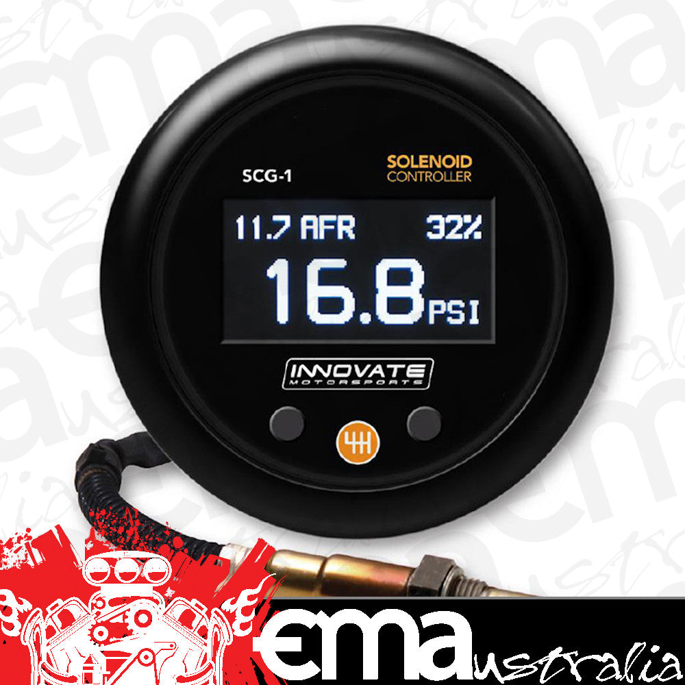Innovate Motorsports IM3882 Scg-1 Digital Gauge 2-1/16" Boost Controller & Wide Band O2