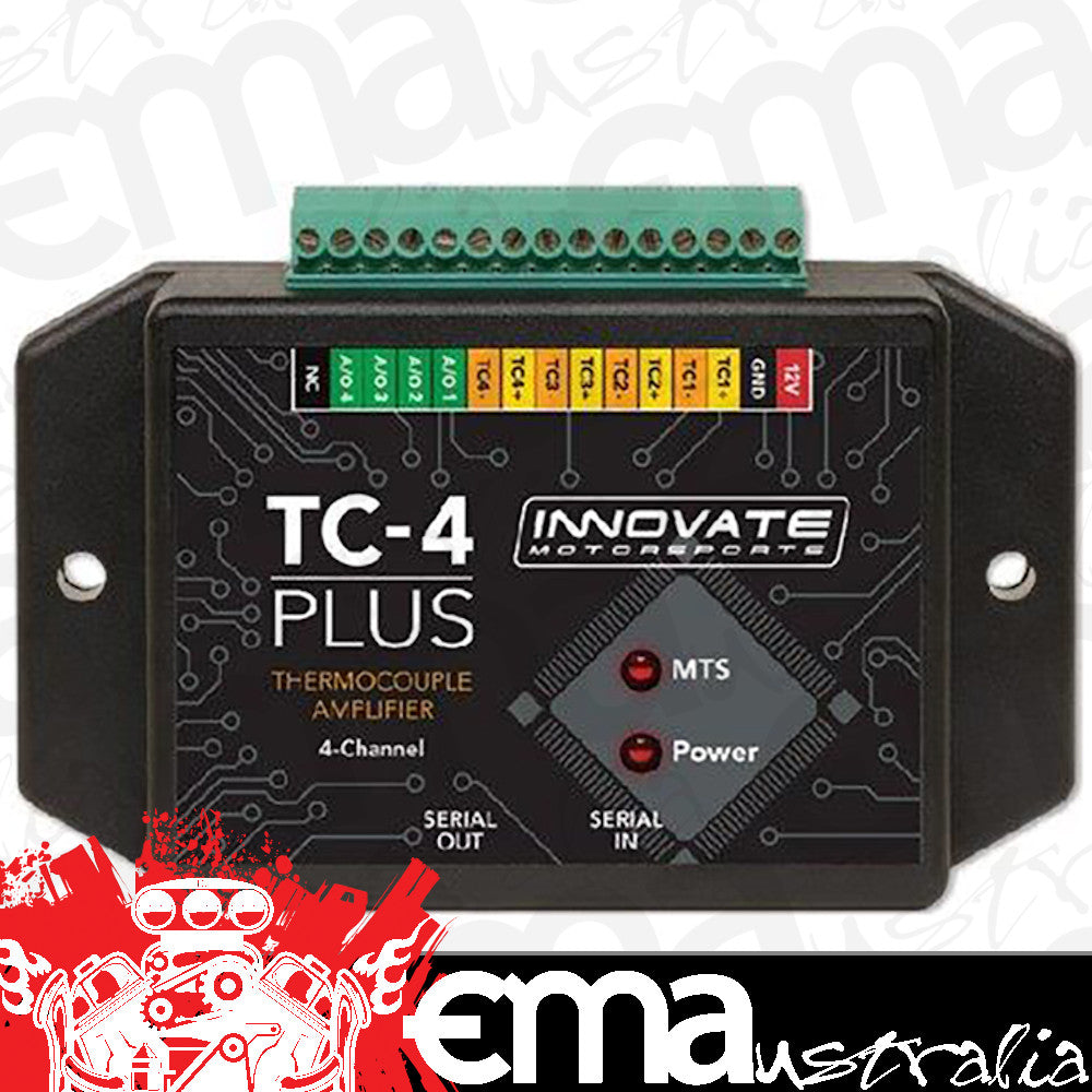 Innovate Motorsports | IM3915 | Tc-4 Plus 4-Channel Thermocouple Amplifier