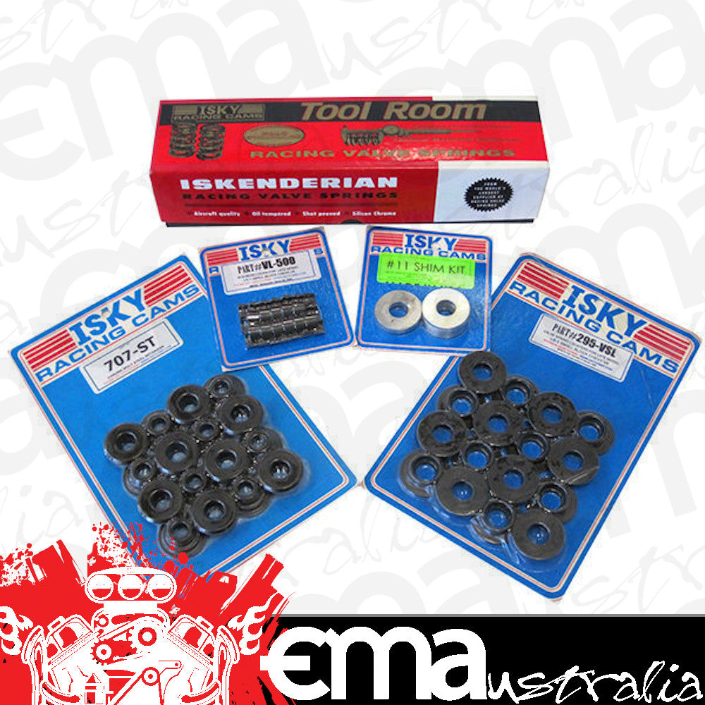 Isky Racing Cams | ISK13800 | LS1 Single Valve Spring With Damper & Steel Retainer Kit135LB s