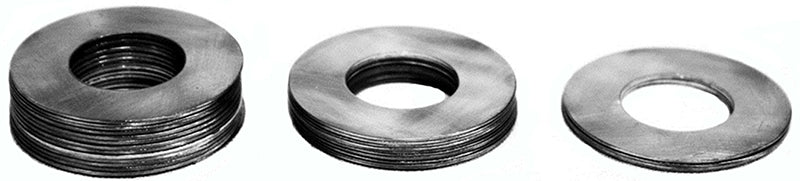 Isky ISK9 Steel Valve Spring Shim Kit 1.625" OD x .625" ID 32 x .015", .020", .030" Thick Shims