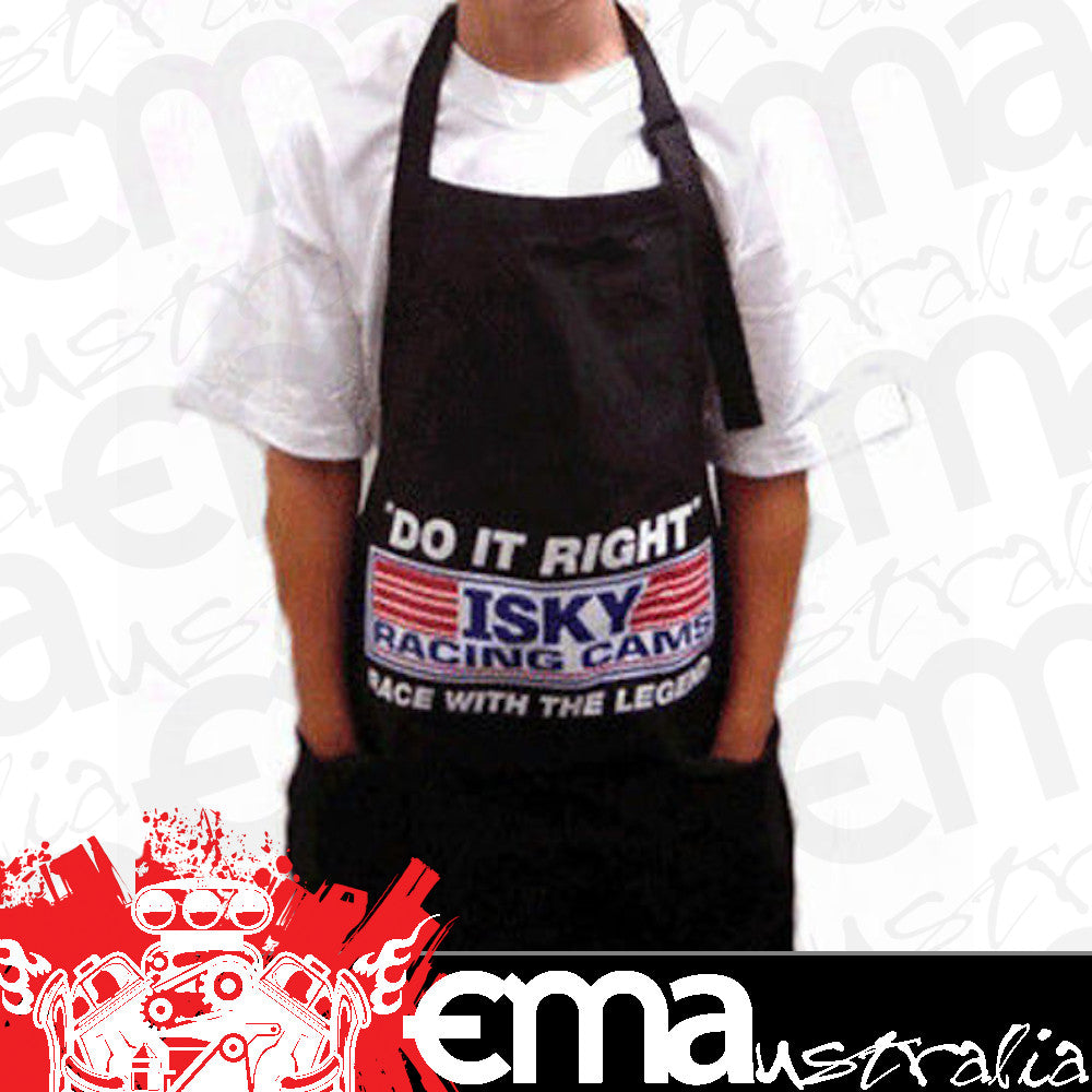 Isky ISKSA100 Racing Cams Mechanics/Engine Builders Or Bbq Apron Black
