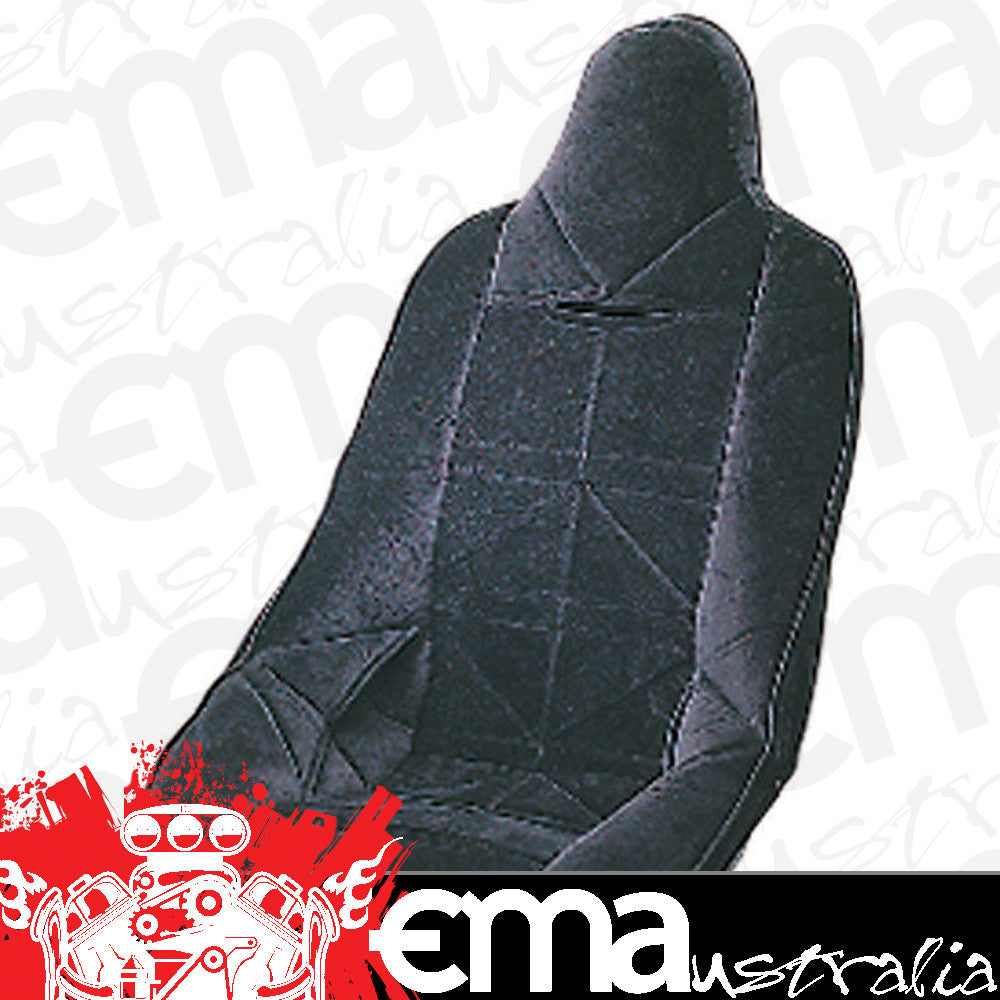 Jaz Products JAZ150-104-01 Jaz Black Velour Seat Cover suit Pro Stock Seat