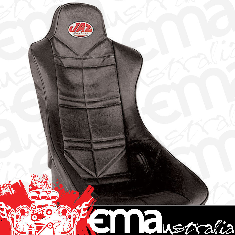 Jaz Products JAZ150-151-01 Jaz Turbo Pro Vinyl Padded Seat Cover Black to suit 100-150-01