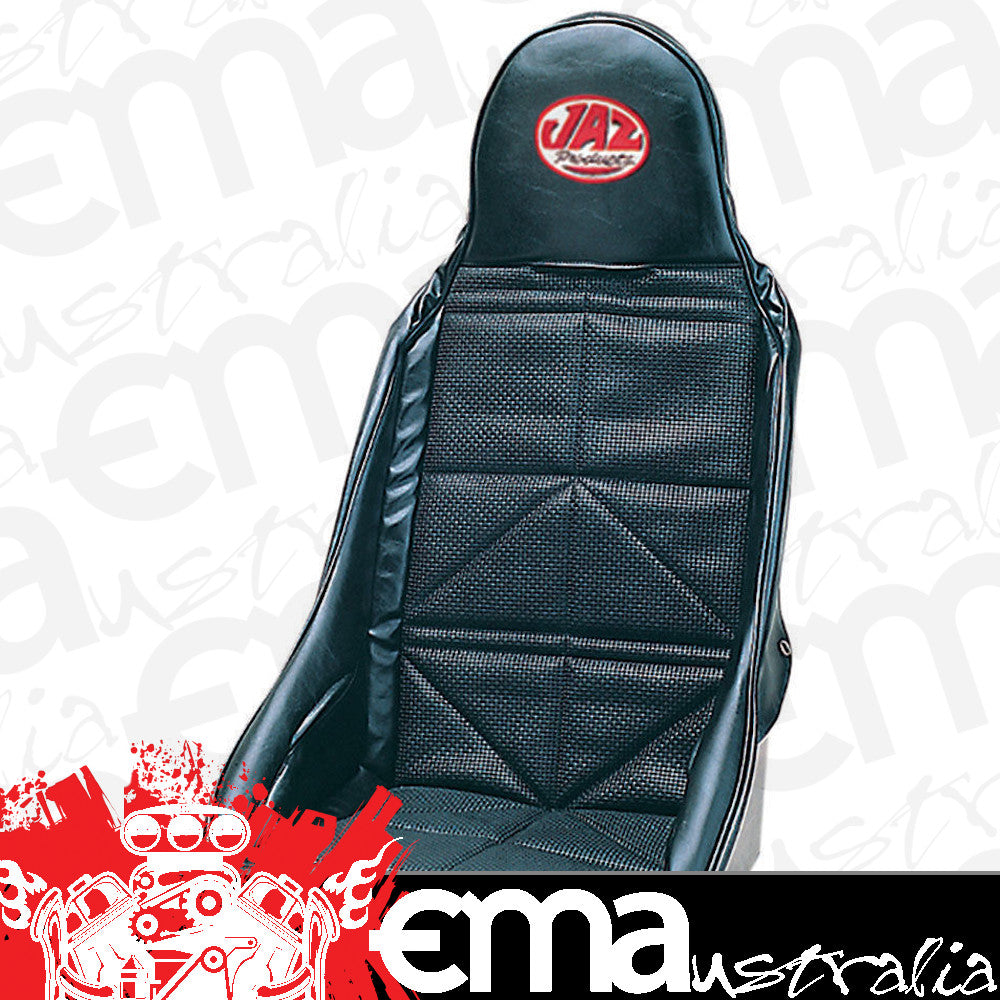 Fits Jaz High Back Drag Race Seats Black Vinyl Seat Cover suit Seat Jaz Products JAZ150-301-01