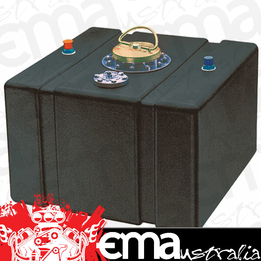 Jaz Products JAZ202-016-01 16 Gallon Flat Bottom Pro Street Poly Fuel Cell Black