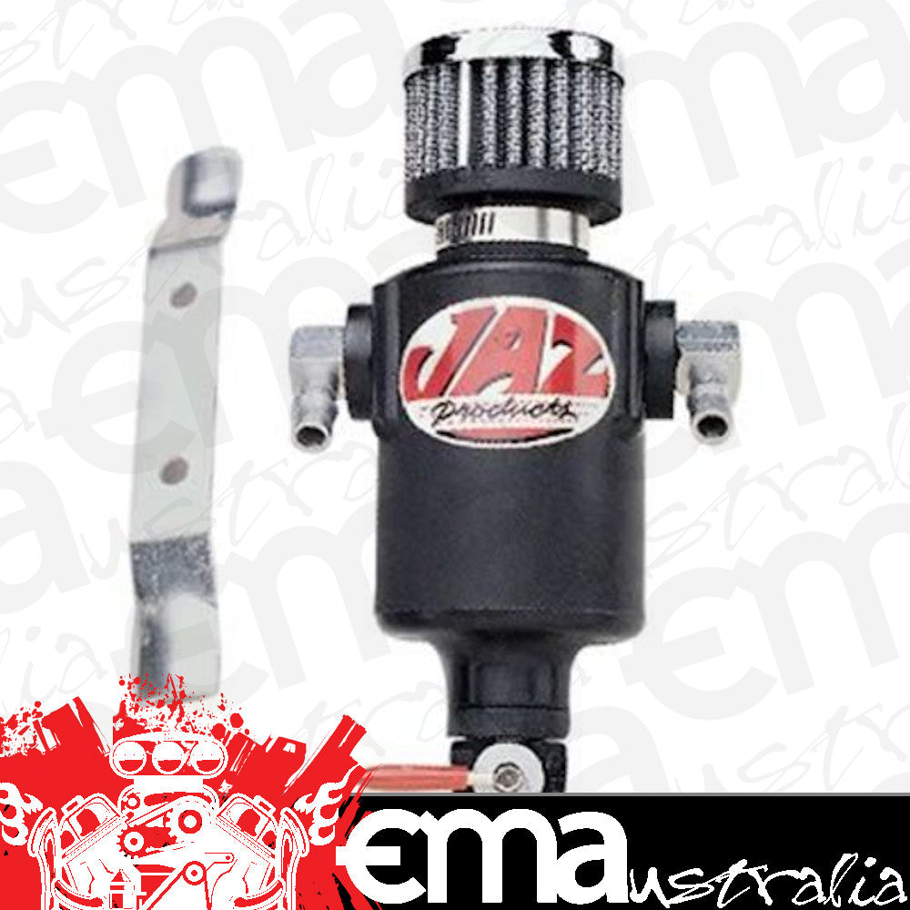 Jaz Products JAZ605-375-01 Mini Breather/Catch Can 2X3/8 Barb Fittings w/Filter