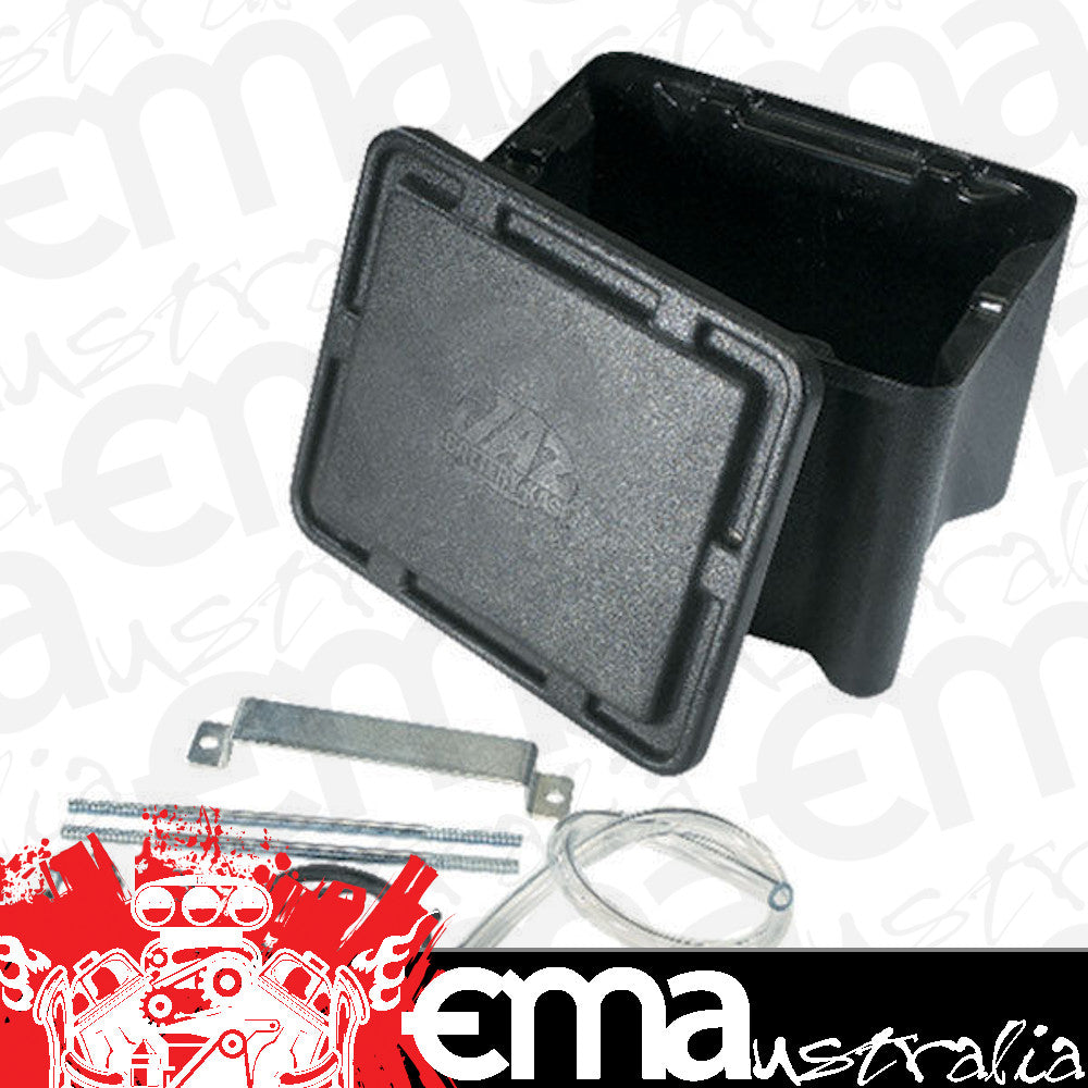 Jaz Products | JAZ700-500-01 | Sealed Battery Box 10.5"L X 13"W X 9.5"H Black Plastic