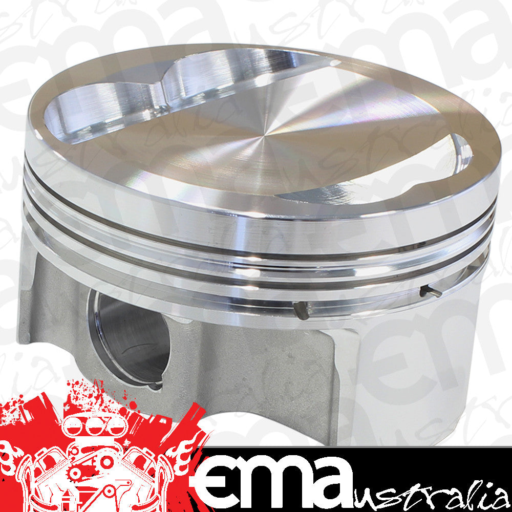JE Pistons J310988 for Nissan Rb30 3.0L 6 Cyl Turbo - Dish Forged Piston 3.405" 86.5mmbore 3.346" Stroke 6.000" Rod Length -9Cc Dome Volume