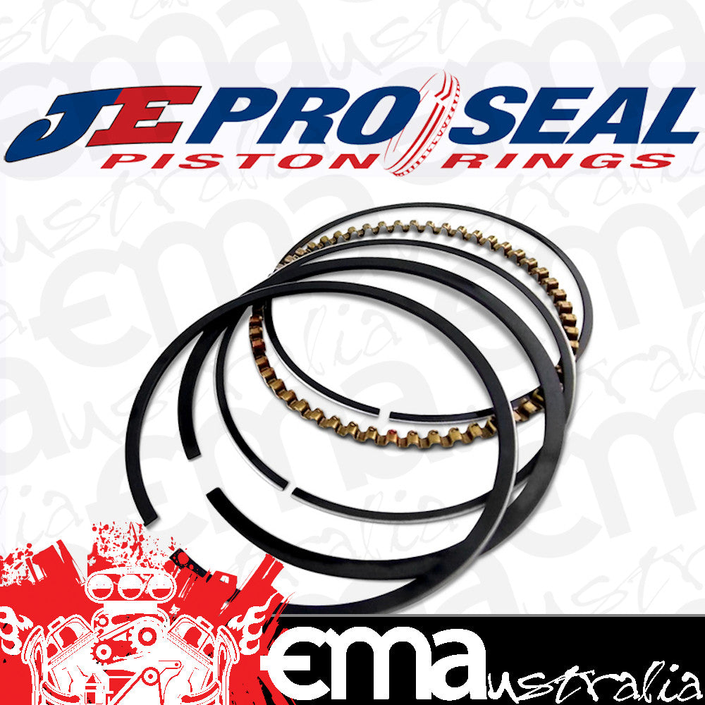 JE Pistons JJ820F8-4030-5 Premium Race Hardend Nitrous Series "Hns" Piston Ring Set - J820 STD Tension 4.030" Bore +.005" 1/16" 1/16" 3/16"
