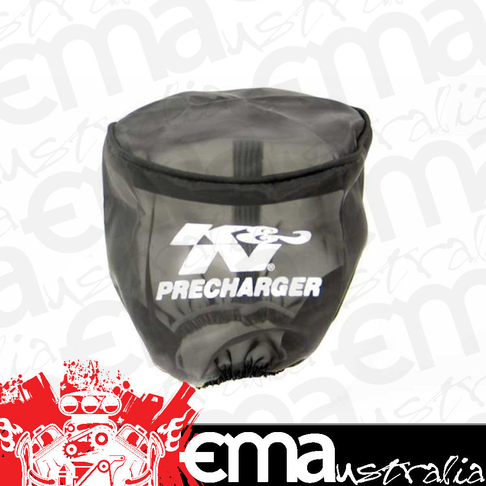 K&N Filters | KN22-8012PK | Filters Black Round Precharger Filter Wrap Suit 4.5" Id X 4" H Filter