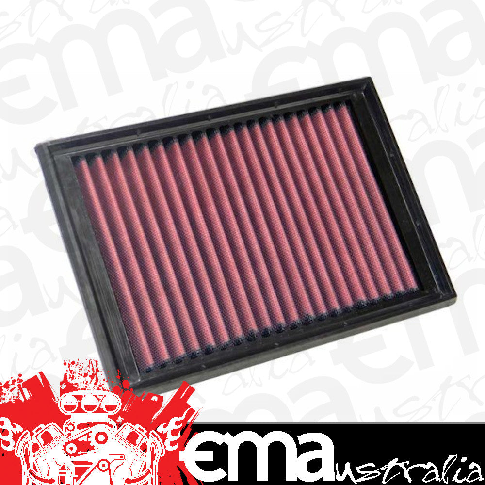K&N Performance Filters KN33-2510 Filters Replacement Panel Filter Suit 1982-2006 Ford Sierra 2.8L & Peugeot 206 Rc 2.0L