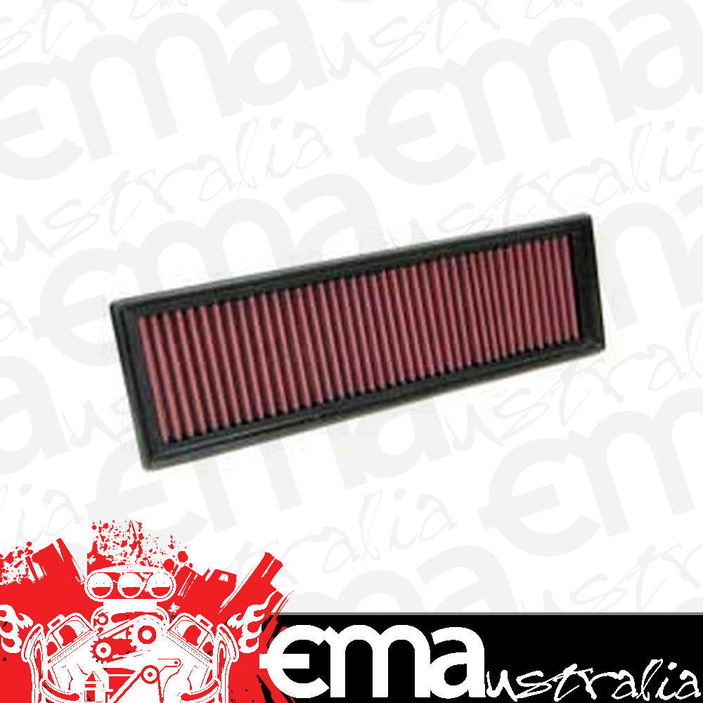 K&N Filters KN33-2635 Replacement Panel Filter Suit 1982-1991 Audi 100 2.0 2.4 2.5L