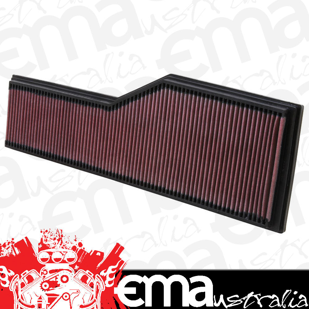 K&N Filters KN33-2786 Replacement Panel Filter Suit 1997-2008 Porsche 911 3.4 3.6 3.8L & Carrera 996 3.6L