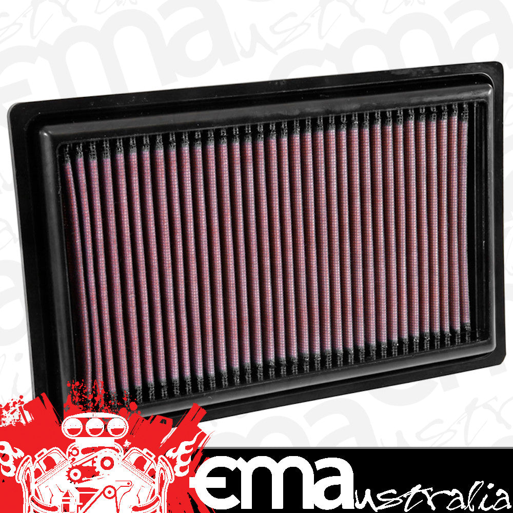 K&N Filters KN33-3034 Replacement Panel Filter Suit 2013-2016 Mercedes Benz C Series & E Seires 1.6L & 2.0L L4