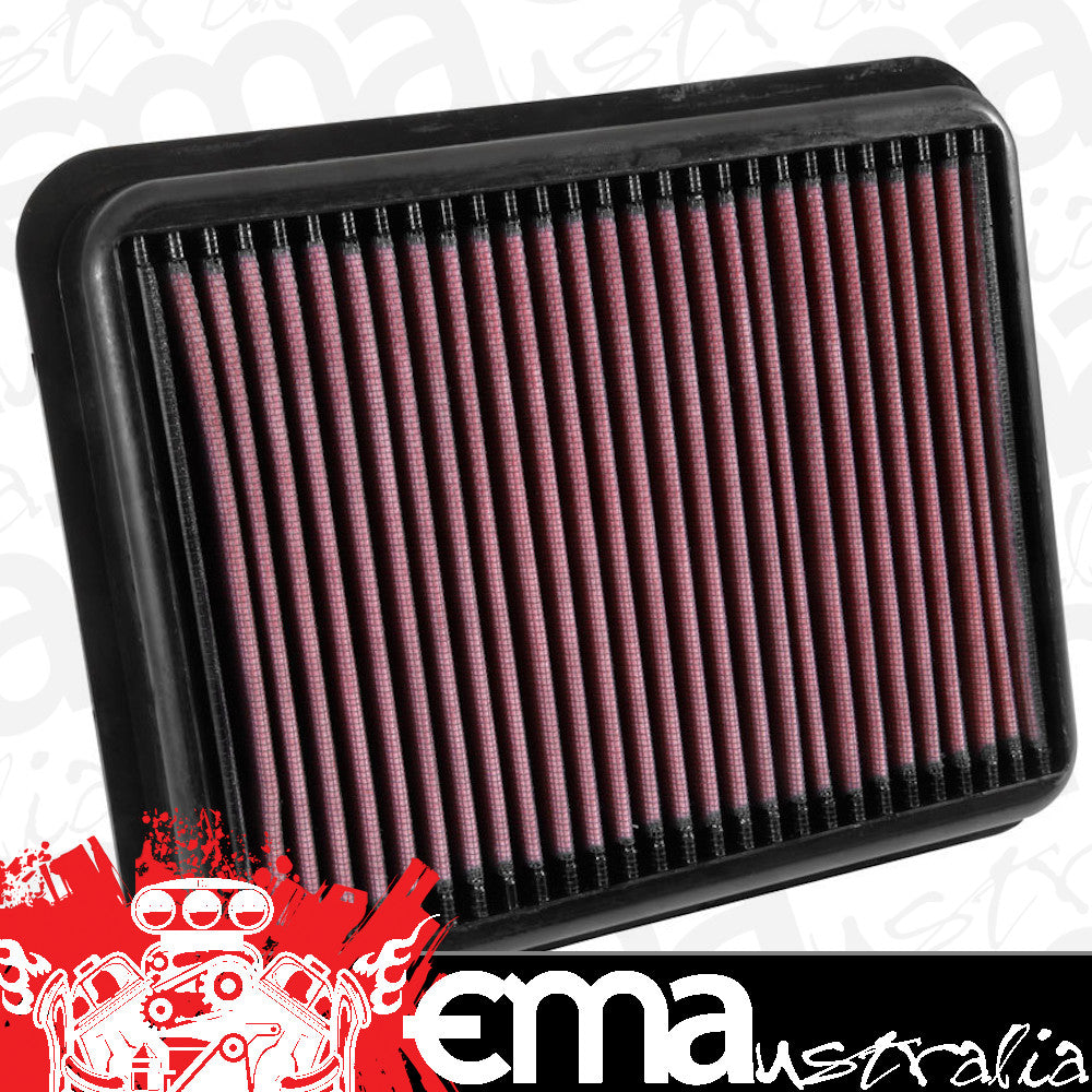K&N Filters KN33-3062 Replacement Panel Filter Suit 2015-17 For Toyota Land Cruiser/Prado 2.8L L4 Diesel
