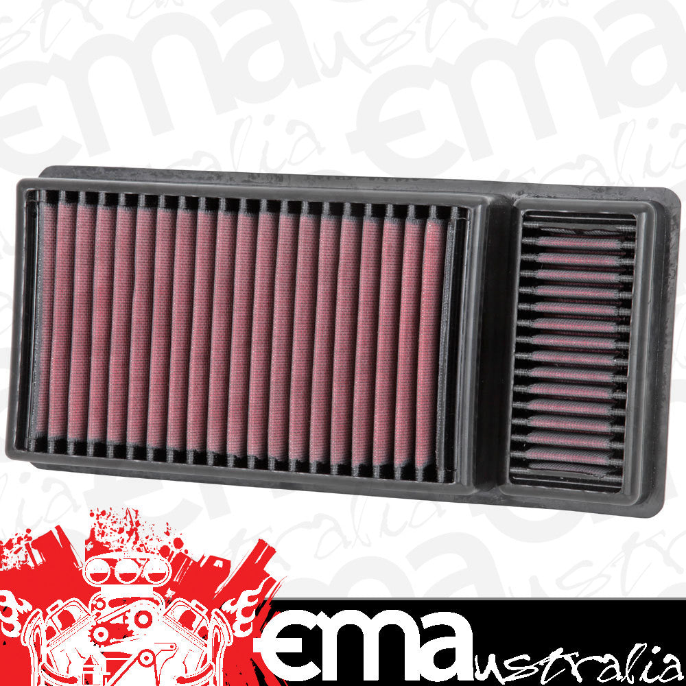 K&N Filters KN33-5010 Replacement Panel Filter Suit Ford F Series 6.7L V8 Deisel 2011- 15