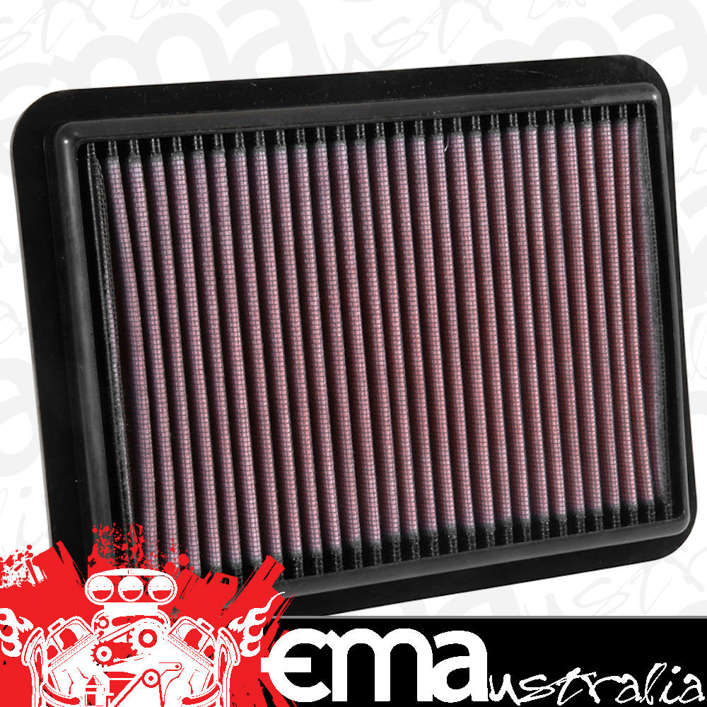 K&N Filters KN33-5038 Replacement Panel Filter Suit 2013-2017 For Mazda 2 3 & 2017 For Toyota Yaris 1.5L L4 Diesel & Petrol