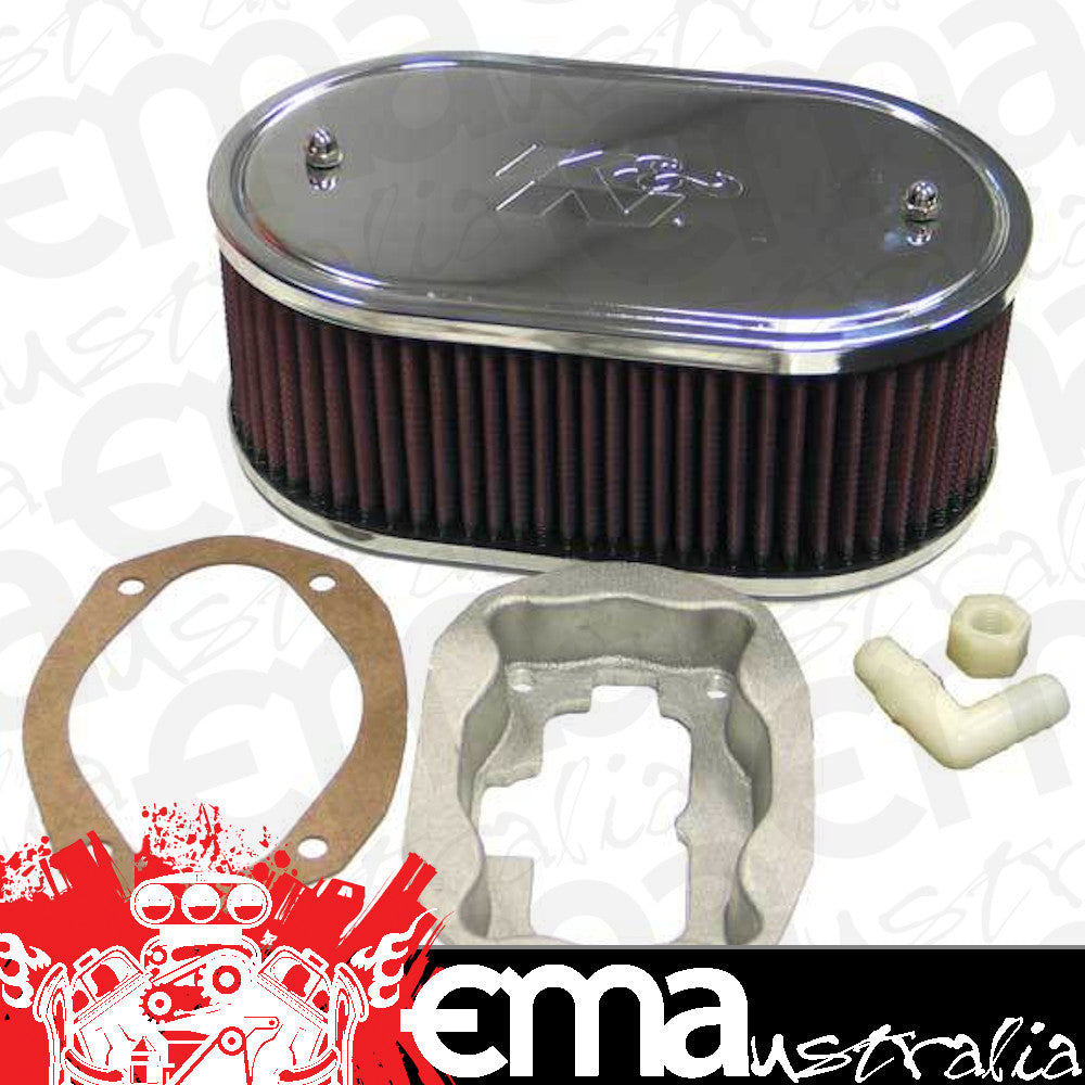K&N Performance Filters KN56-1020 Filters Custom Racing Assembly Filter 5-1/2 X 9 X 3-1/4 Suit Ford 32/36 & Holley 5200 5210
