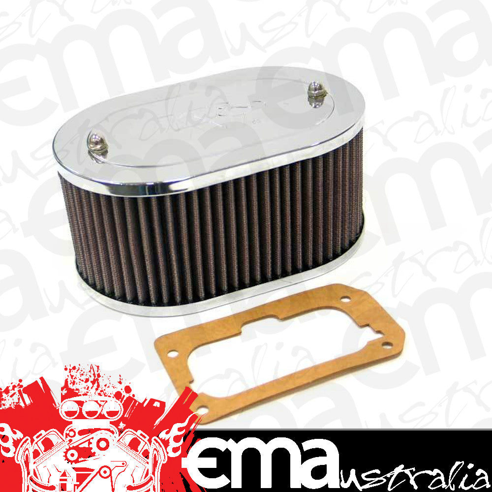 K&N Filters KN56-1080 Custom Racing Assembly Filter 4-1/2 X 7 X 3-1/4 Suit Weber Dcn 40-14