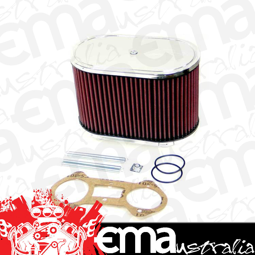 K&N Filters KN56-1230 Custom Racing Assembly Filter 5-1/2 X 9 X 5-1/2 Suit Weber Ida 48 Mm