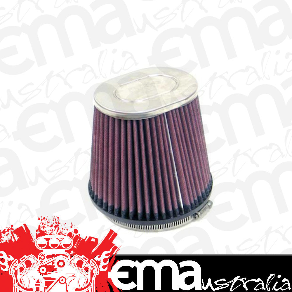 K&N Filters KN59-5002 S/S Marine Flame Arrestor Filter Suit 4" Flange X 4.5 Long X 3.250 Wide