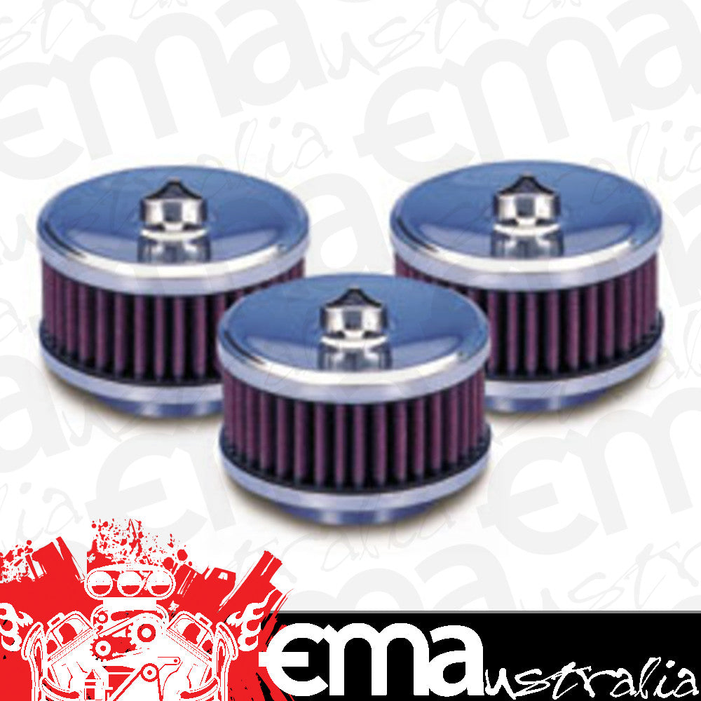 K&N Filters KN60-0400 Custom Nostalgia Air Cleaner Assembly 4 X 2" Suit Neck Size 2-5/8