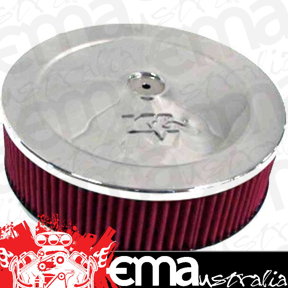 K&N Filters KN60-1120 S/S Custom Air Cleaner Assembly 9 X 2-3/4" Suit Neck Size 5-1/8" 130 Mm