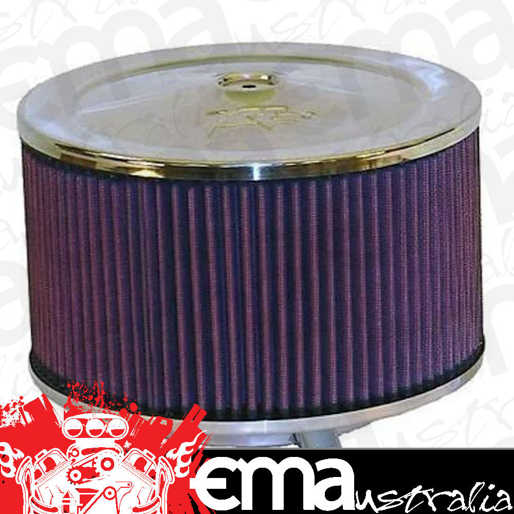 K&N Filters KN60-1365 Filters Universal Air Cleaner Assembly 9" X 5" Polished