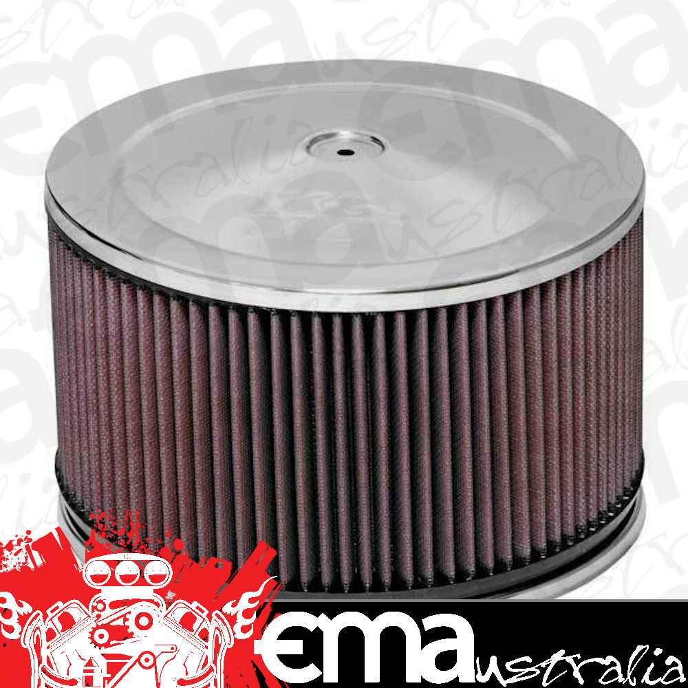 K&N Filters KN60-1366 9" X 5" Washable Air Filter Assembly Dominator Flange