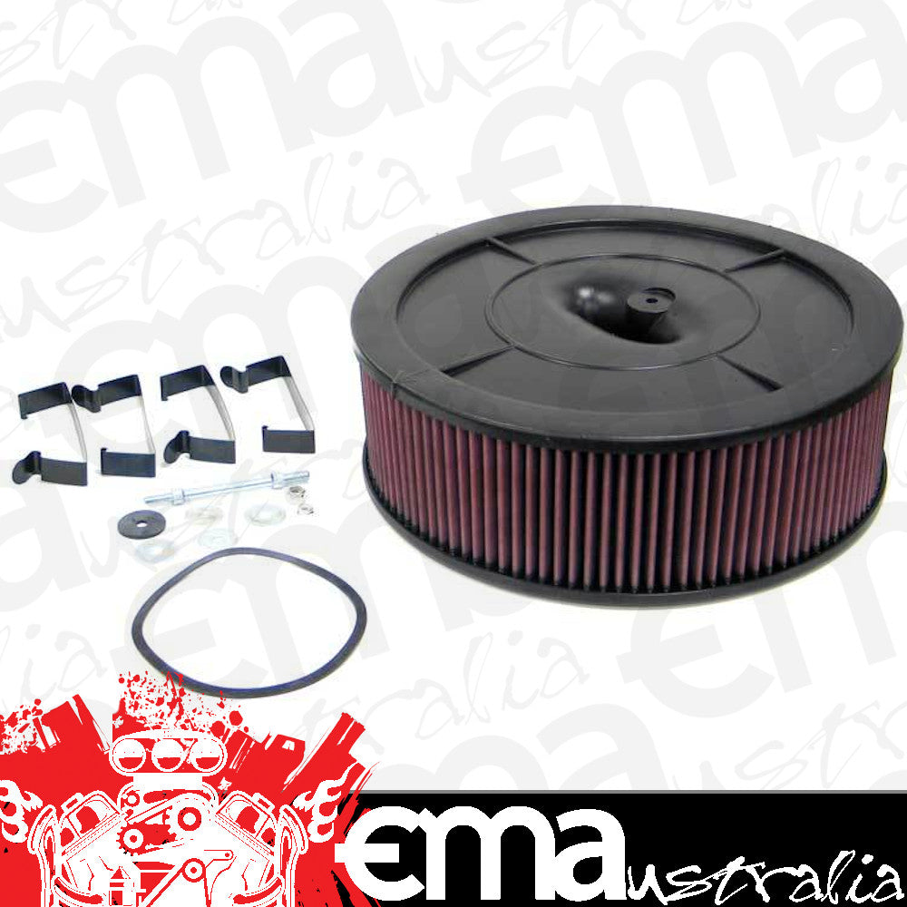 K&N Filters KN61-2020 Flow Control Air Cleaner Assembly 14 X 4" Suit Neck Size 5-1/8" 130 Mm