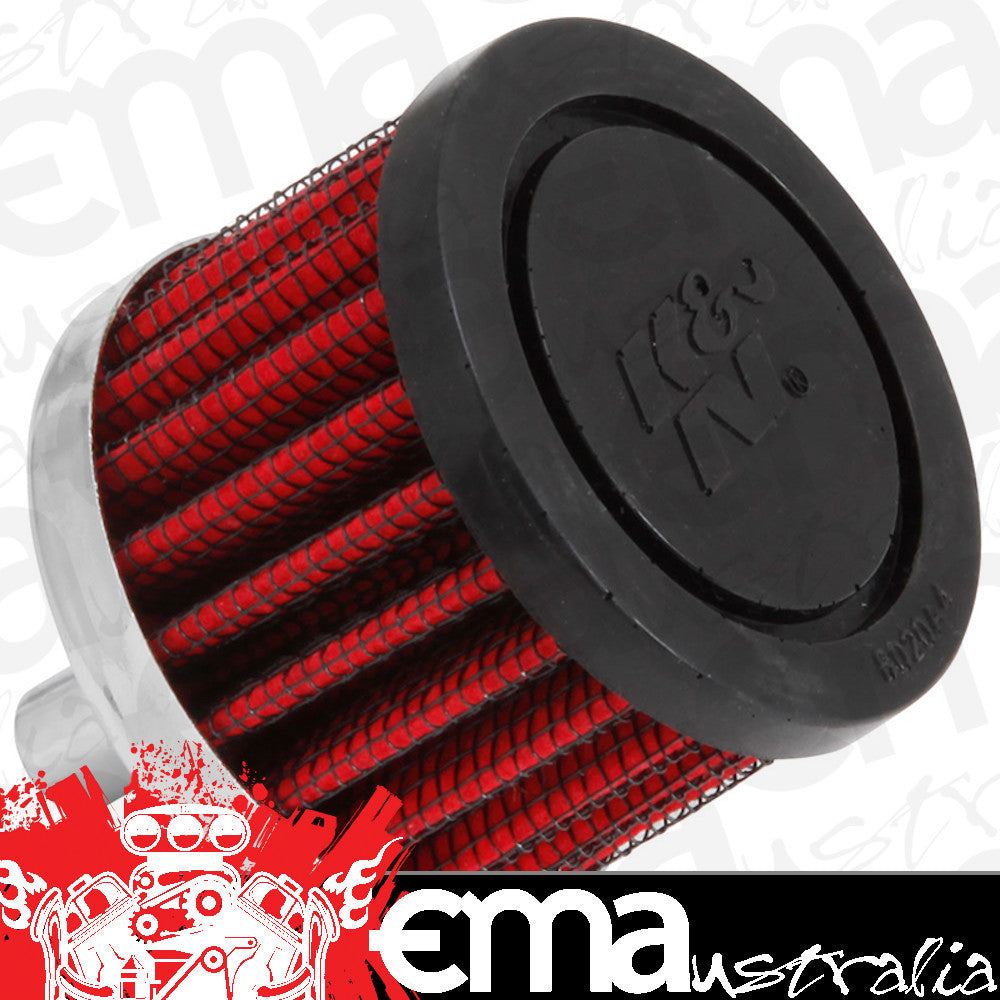 K&N Filters KN62-1000 Push-In Vent Filter 2" Od X 1-1/2" H W/ 3/8" 10Mm Tube