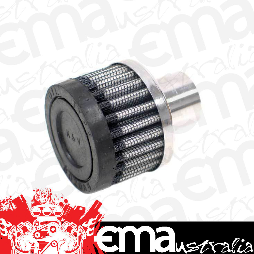 K&N Filters KN62-1040 Push-In Vent Filter 2 Od X 1-1/2 H W/ 1" 25Mm Tube
