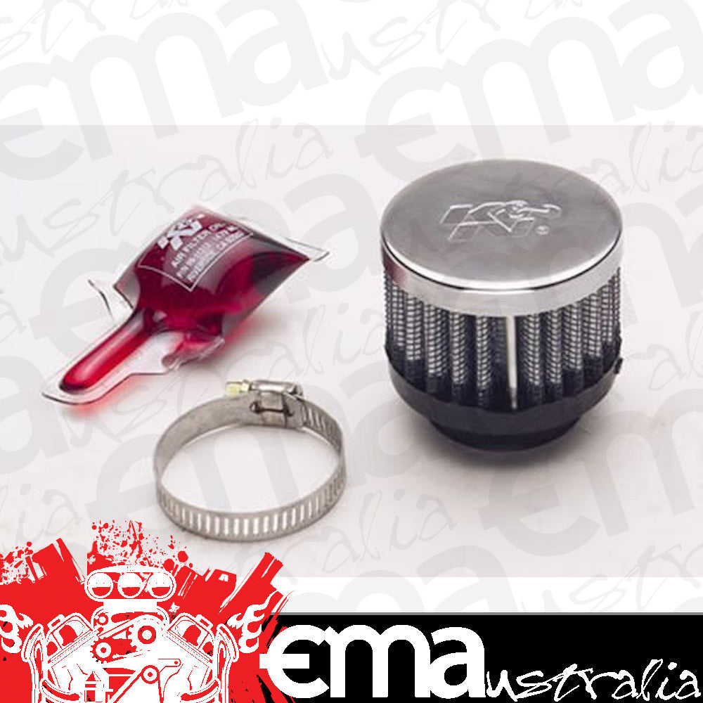 K&N Performance Filters KN62-1370 Filters Push In Valve Cover Breathercrankcase Vent Filter 2" Od X 1.5"H