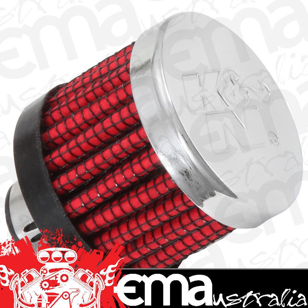K&N Filters KN62-2470 Clamp-On Vent Filter 1-3/8 Od X 1-1/8 H W/ 5/16" 8Mm Hole