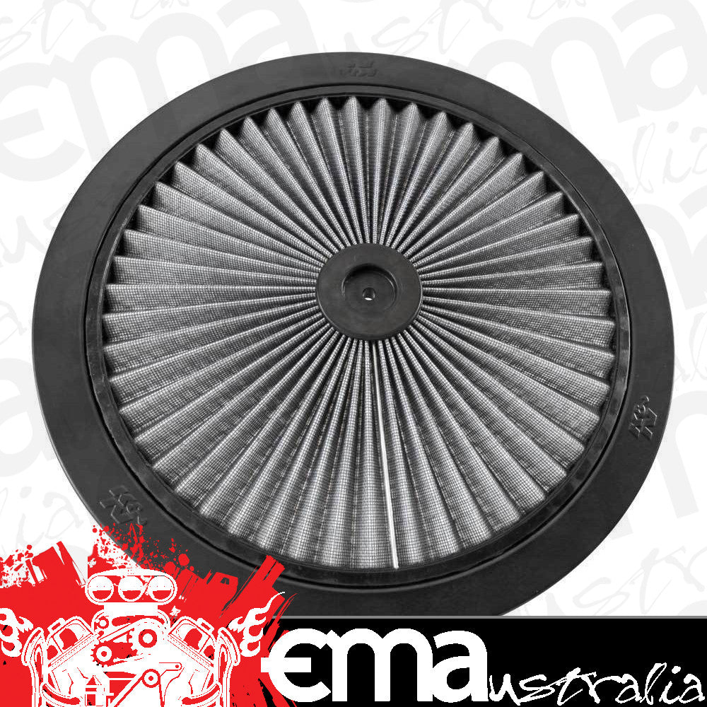 K&N Filters KN66-1400R X-Stream Air Flow Filter Top Plate 14" Od Black