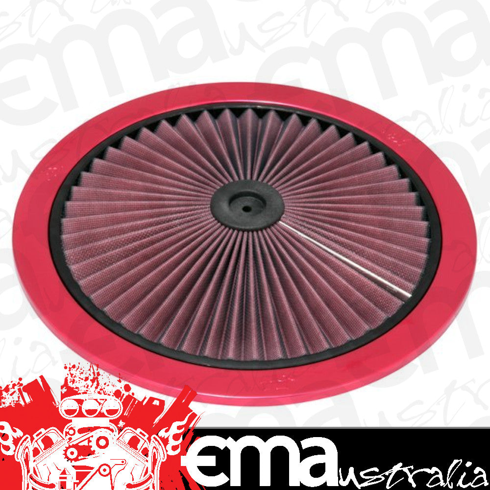 K&N Filters KN66-1401XR X-Stream Top Plate Filter Suit 14" Od Red